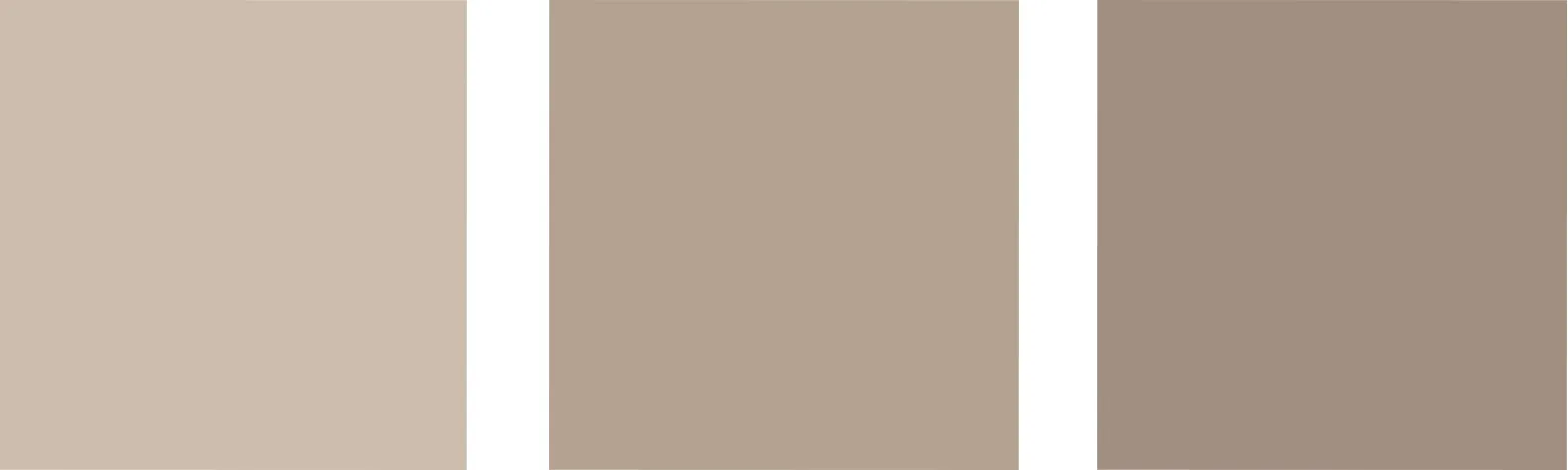 ベージュ色比較図