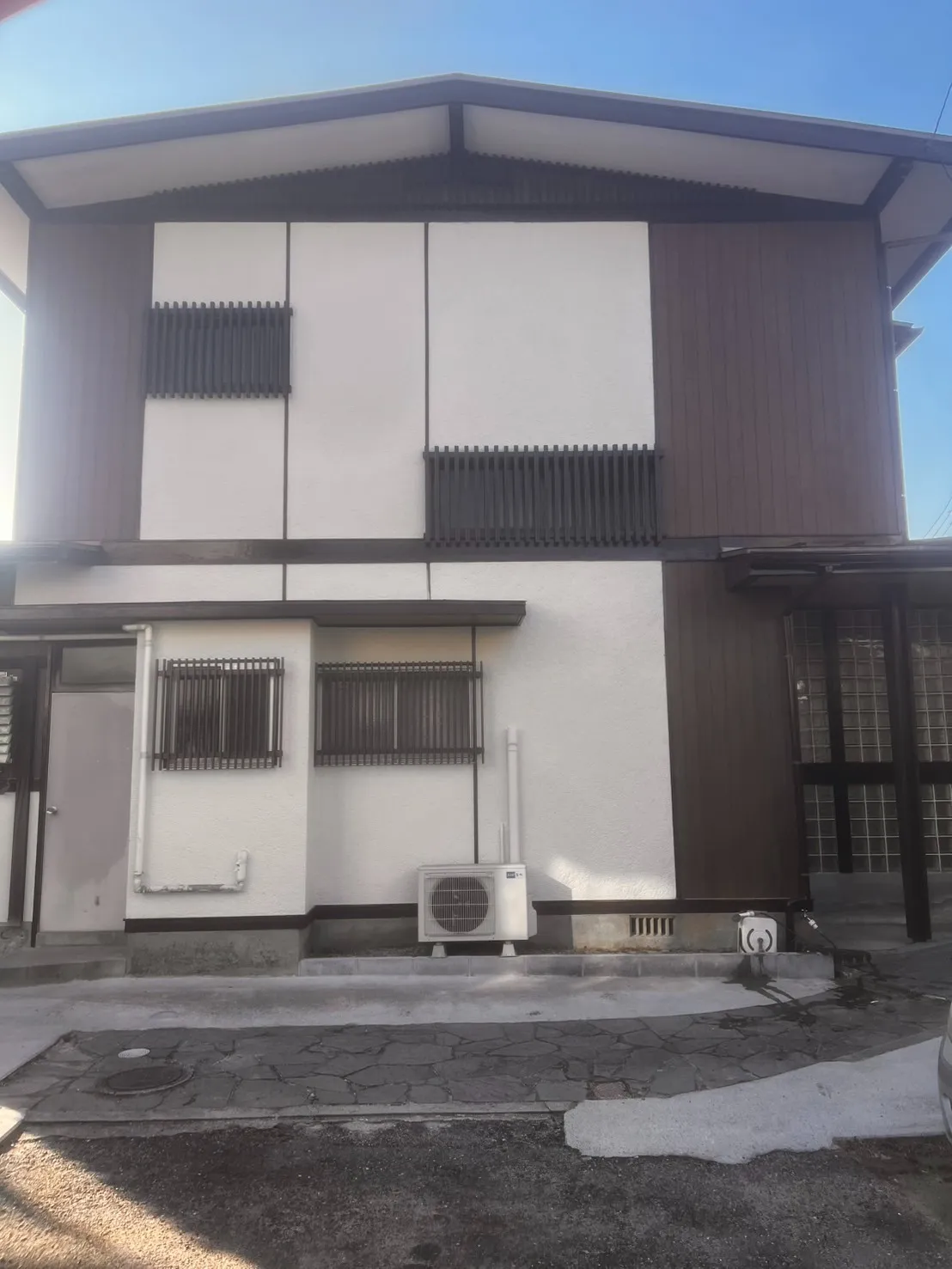 H様邸 足場解体後の外壁正面