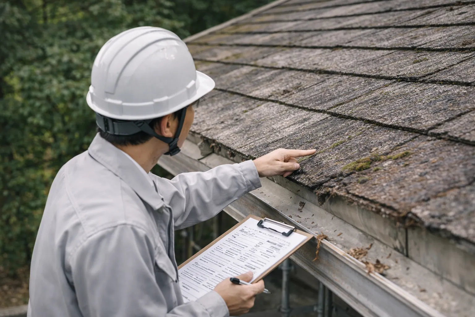 屋根点検・劣化症状のチェック写真（例）