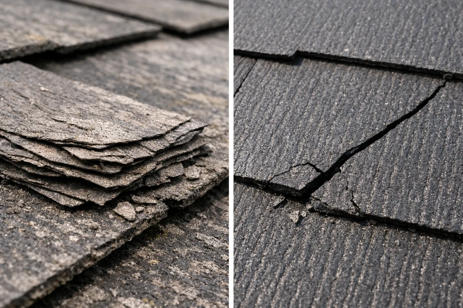 屋根点検の様子