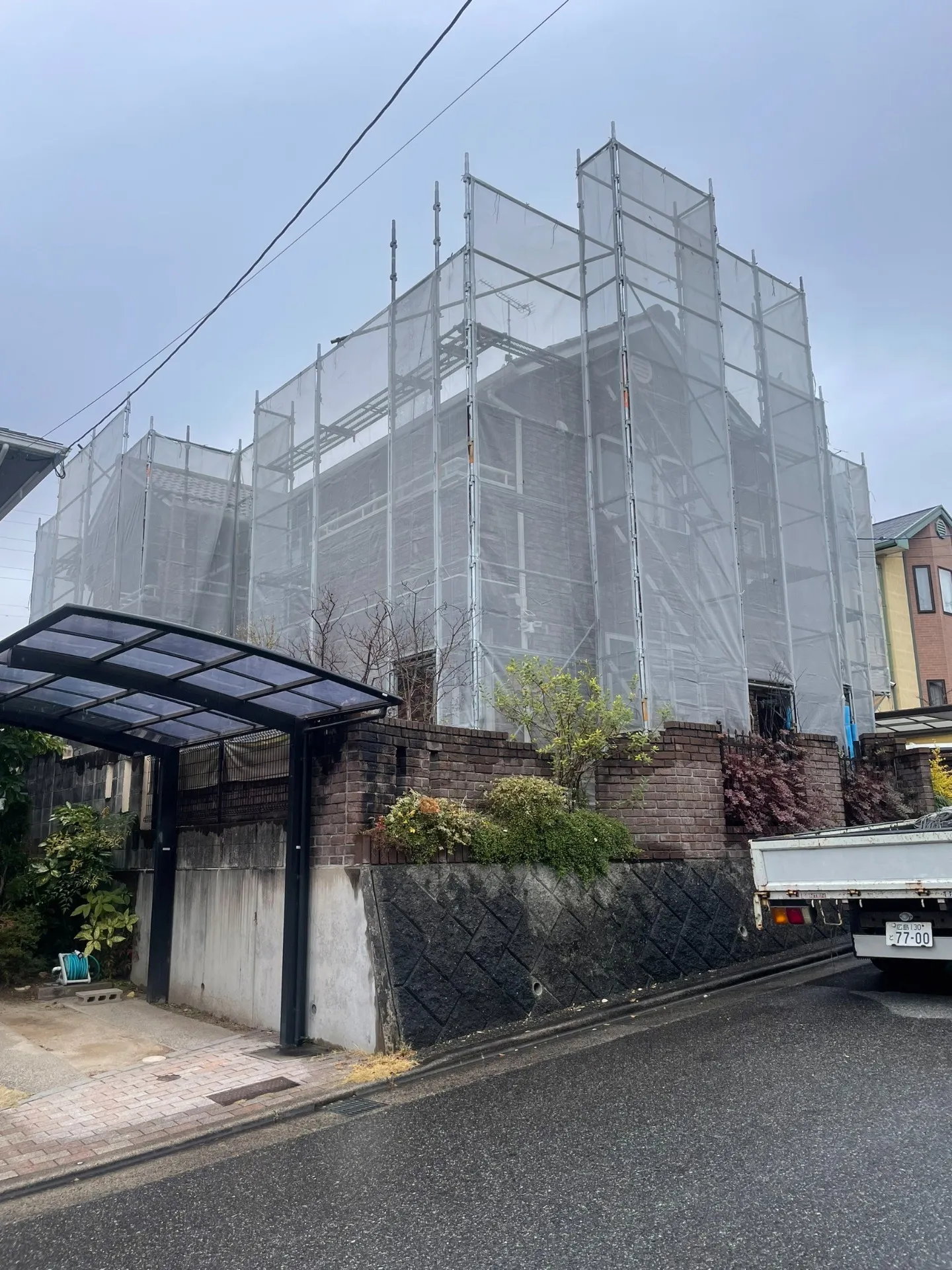 廿日市市K様邸｜屋根・外壁塗装工事の最新施工状況