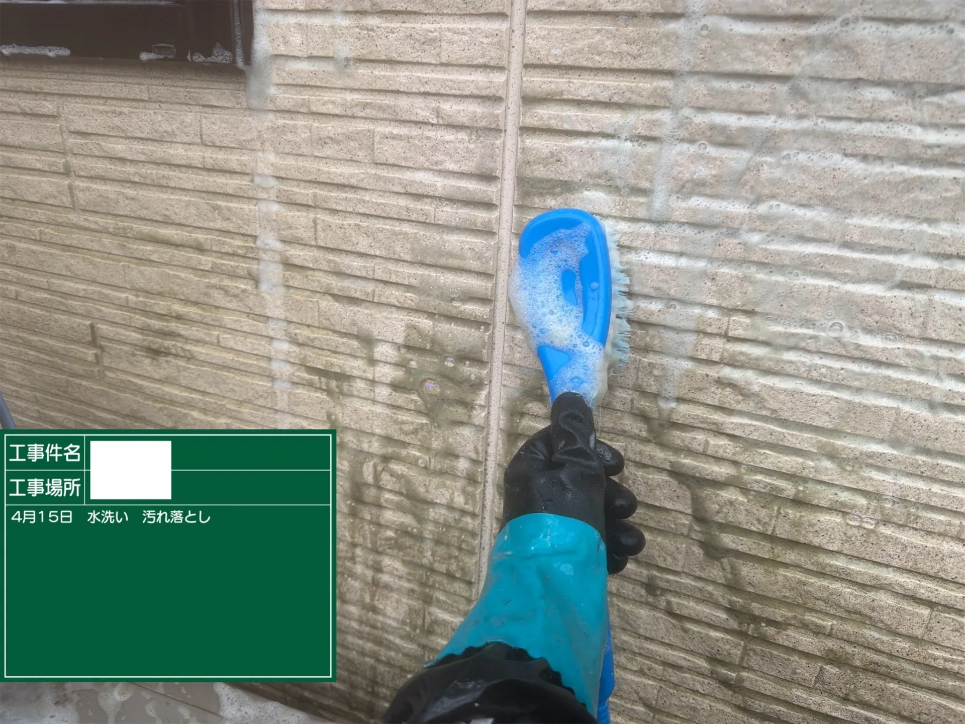 バイオ洗浄の様子