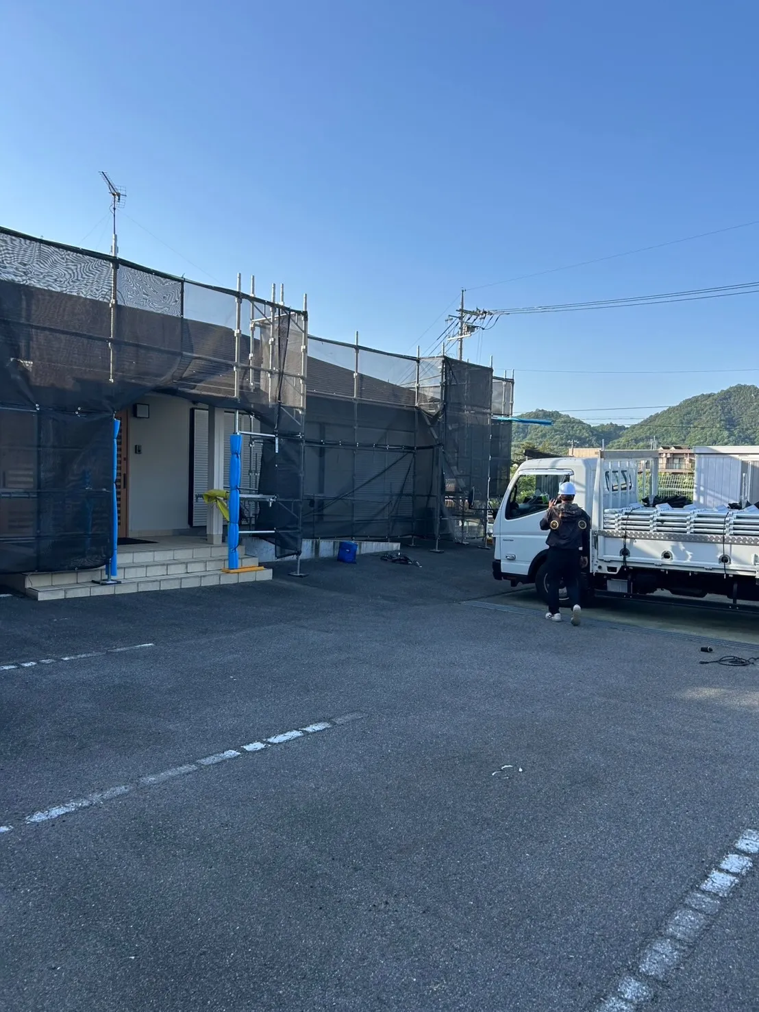 楢原ハイライフ会館 着工の様子